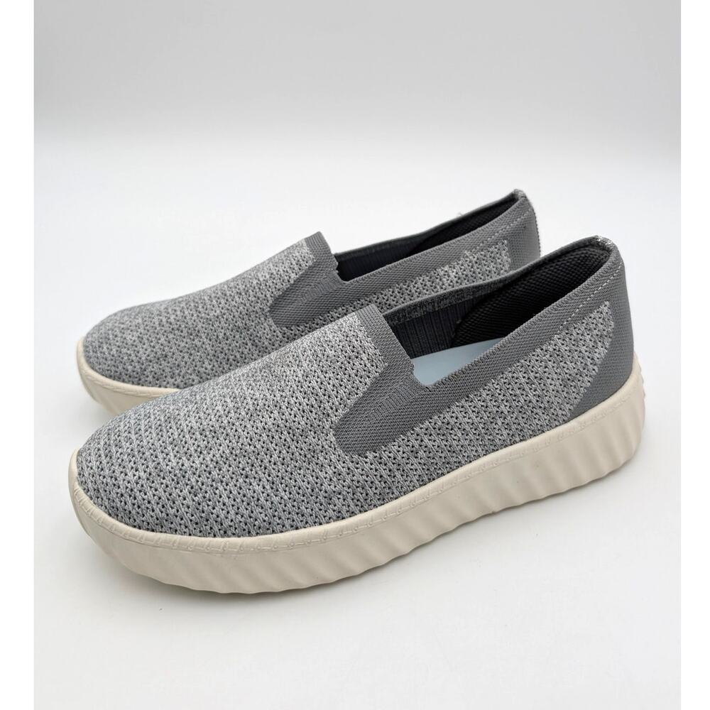 BZees Wednesday Modern Sneaker Shoes Women's Graphite Heathered Size US9M EU40